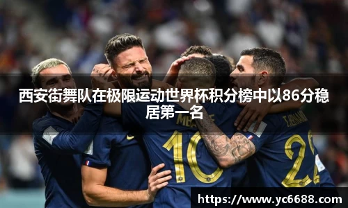 西安街舞队在极限运动世界杯积分榜中以86分稳居第一名